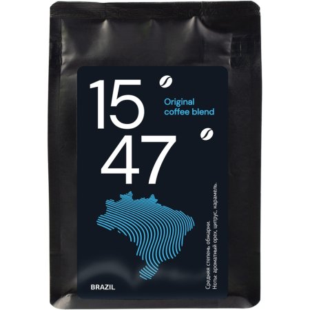 Кофе молотый Деловой Стандарт 15/47 Brazil Original coffee blend карамель 250 г (пакет)