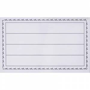 Бейджик с металлическим зажимом и булавкой, для карточек 90х55 мм., Attache (50 штук в упаковке)