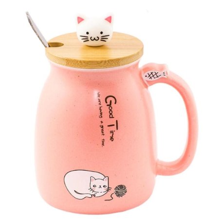 Кружка Эврика Котик с клубком 400 мл