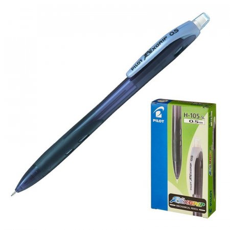 Карандаш механический PILOT H-105 REX GRIP, 0,5мм, с ластиком