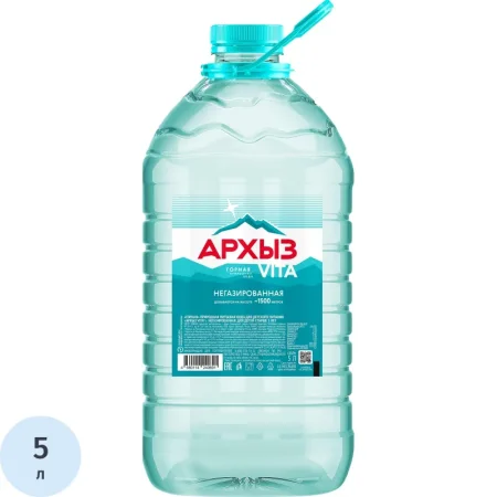 Вода минеральная Архыз Vita негазированная 5 л