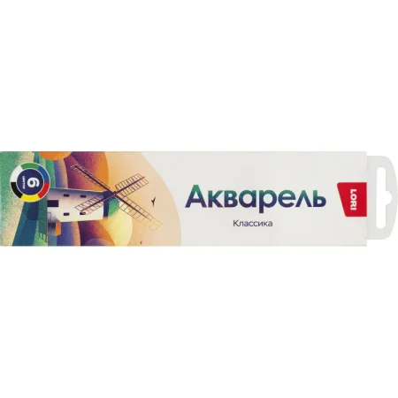 Краски акварельные Lori 6 цветов