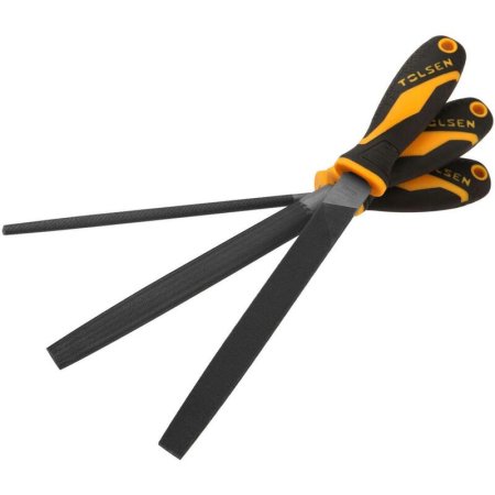 Набор напильников Tolsen GRIPro 200 мм 3 предмета  (TT32033)