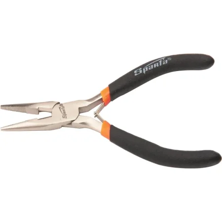 Длинногубцы прямые Mini 130 мм авторазжим Sparta (17820)