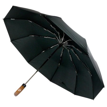 Зонт мужской Trust автомат черный (31540)