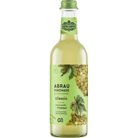 Напиток безалкогольный Абрау Винонад Траминер сильногазированный 0.375  л