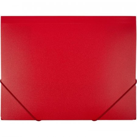 Папка на резинках Attache А4 пластиковая красная (0.6 мм, до 200 листов)