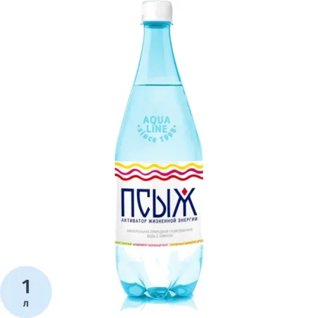 Вода минеральная Псыж лечебно-столовая газированная 1 л