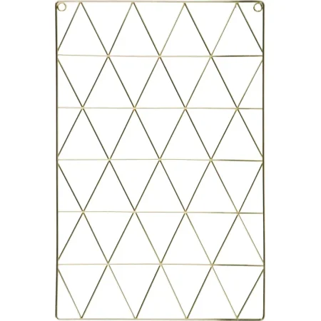 Доска органайзер-решетка (мудборд) Attache 36x55 см золотистая (с  зажимами в комплекте)