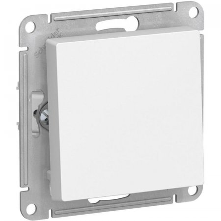 Выключатель одноклавишный Schneider AtlasDesign 10АХ белый (ATN000161)