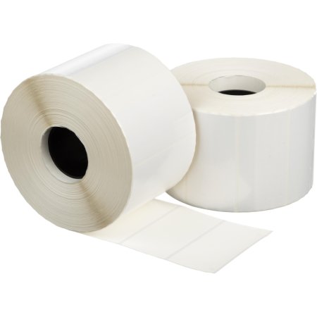 Термотрансферные этикетки 40x80 мм полипропиленовые глянцевые (диаметр  втулки 40 мм, 12 рулонов по 2000 этикеток)