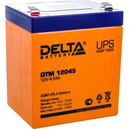 Батарея для ИБП Delta DTM 12045 12 В 4.5 А·ч (4614010050003)