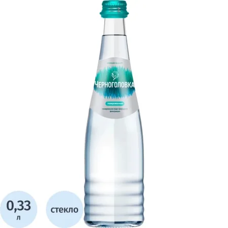 Вода минеральная Черноголовка газированная 0.33 л