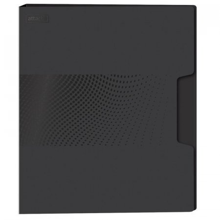 Папка-скоросшиватель с пружинным механизмом Attache Digital черная 0.45 мм