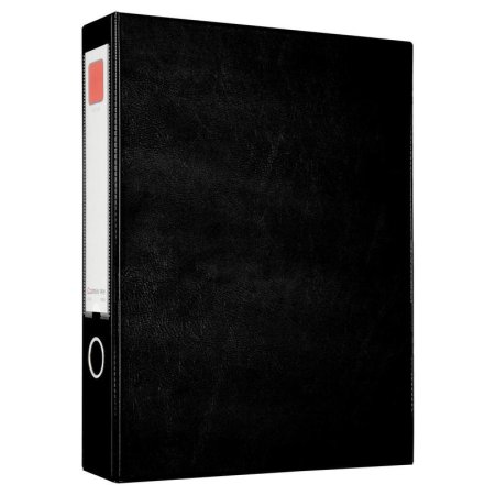 Короб архивный картон/пластик COMIX на кнопке 243x65x325 мм черный до  500 листов