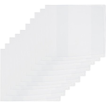 Набор обложек для прописей Комус Класс 10 штук в у паковке (243x455 мм,  110  мкм) прозрачные