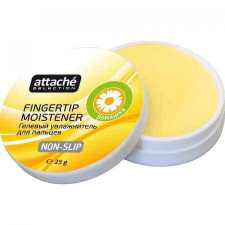 Подушка для смачивания пальцев гелевая Attache Selection ромашка 25 г