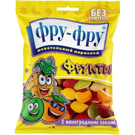 Мармелад Фру-Фру Фрукты 80 г (12 штук в упаковке)