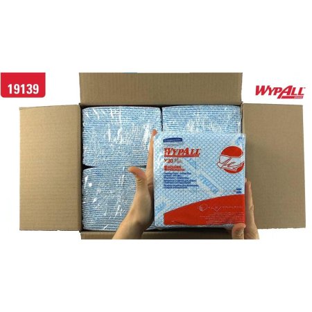 Материал протирочный нетканый WypAll X80 Plus синий 30л/уп 19139 (KFC)