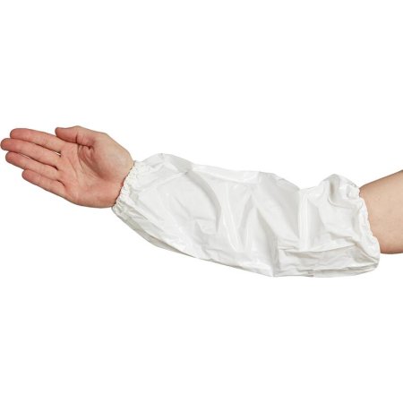 Нарукавники защитные LAB242 многоразовые от кислот и щелочей  полиуретановые 40 см (10 штук/5 пар в упаковке)