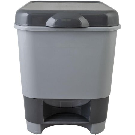 Контейнер для мусора с педалью Полимербыт 8 л пластик (24х25.5х29.5 см)