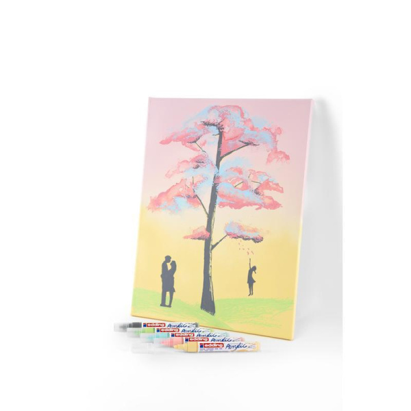 Маркер акриловый Edding 5300 светло-коричневый (толщина линии 1-2 мм)