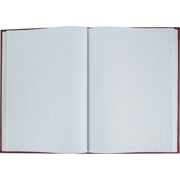 Книга учета Attache 96 листов А4 на сшивке блок офсет бордовая (обложка   - бумвинил)