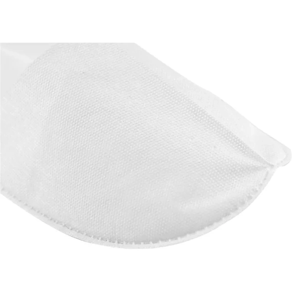 Тапочки одноразовые Спанпро ПЛ-2 спанбонд закрытый мыс подошва 4 мм  белые (100 пар в упаковке)