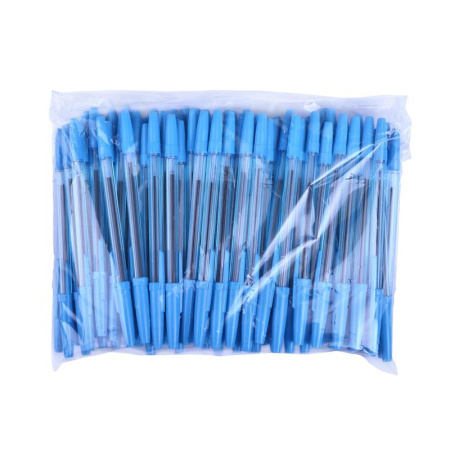 Ручка шариковая неавтоматическая масляная Attache Оптима синяя (толщина линии 0.7 мм)