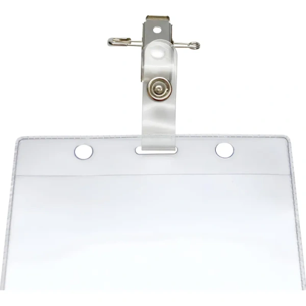 Бейдж Комус вертикальный 163х114 мм без держателя (размер вкладыша:  142х110)