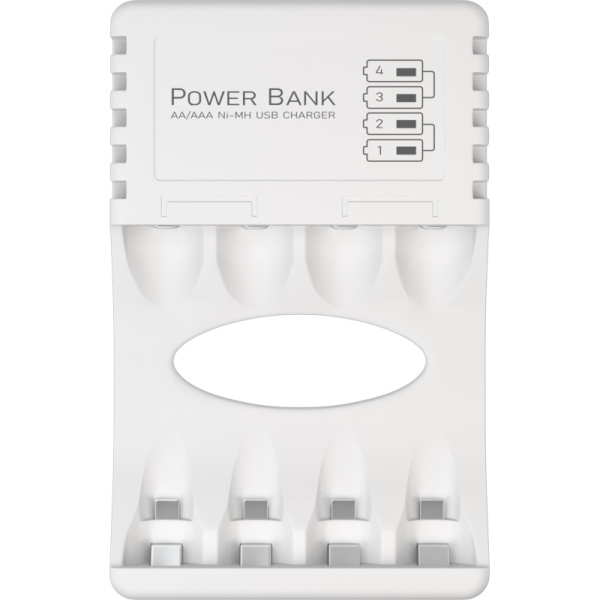 Зарядное устройство GP 270AAHC/CPB-2CR4 для 4-х аккумуляторов (в  комплекте 4 аккумулятора АА ёмкостью 2700 мАч)