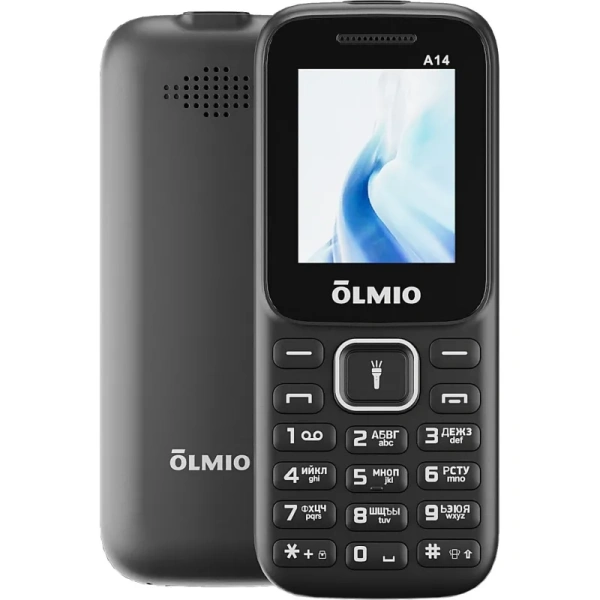 Мобильный телефон Olmio A14 чёрный (48142)