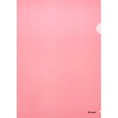 Папка-уголок Комус A4 пластиковая 180 мкм красная