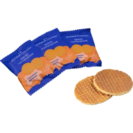 Вафли Деловой Стандарт голландские с вареной сгущенкой 500 г