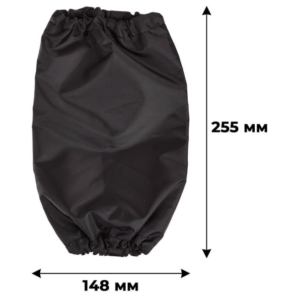 Фартук для труда Комус Три богатыря Горыныч черный с нарукавниками