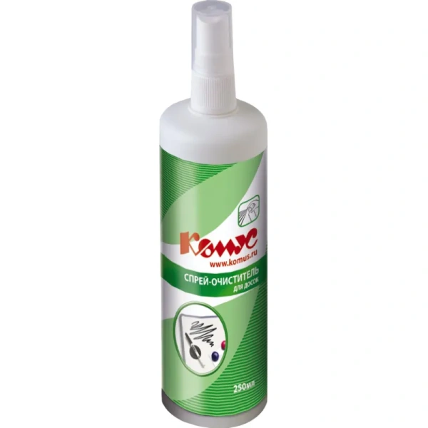 Спрей для чистки маркерных досок Комус 250 мл