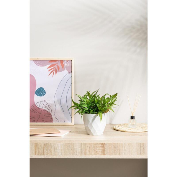 Горшок для цветов Laurel 1.3 л белый (14.5x12.5 см)