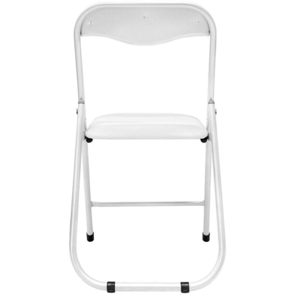 Стул складной РС 04 белый (искусственная кожа, металл)