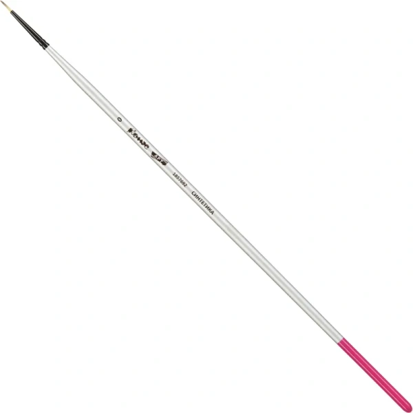 Кисть художественная Комус Арт круглая средней жесткости синтетика №0