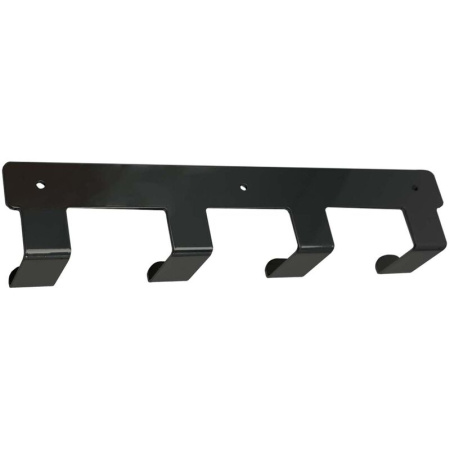 Вешалка настенная H1041В черная (4 крючка)