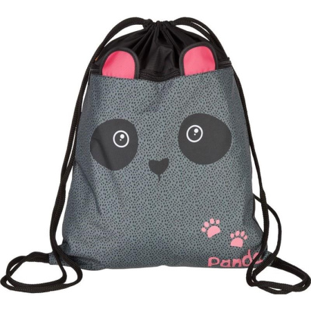 Мешок для обуви №1 School Panda черный