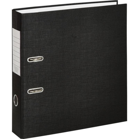 Папка-регистратор Attache Economy 75 мм черная (10 штук в упаковке)