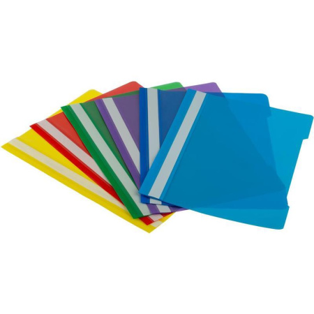 Папка-скоросшиватель Attache Economy A4 фиолетовая (10 штук в упаковке)