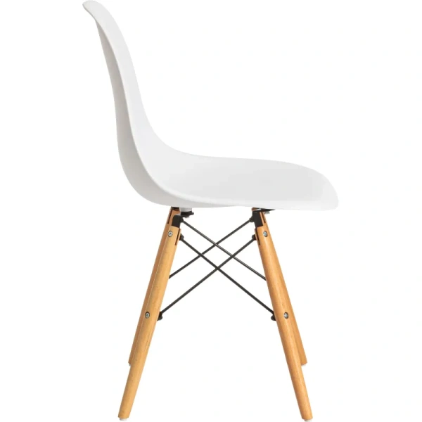 Стул обеденный TetChair Cindy (Eames) 20229 белый (пластик, массив  дерева)