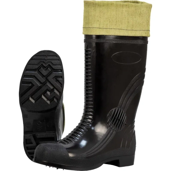 Сапоги утепленные мужские Firestop С397-МТЗ резина с композитным  подноском чёрные (размер 37)