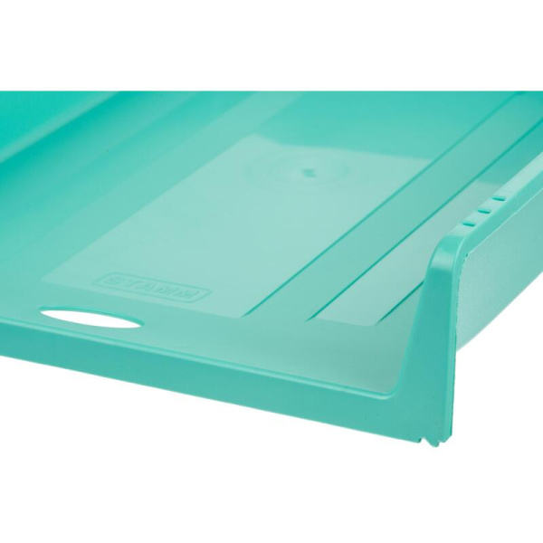 Лоток горизонтальный для бумаг Attache Акварель мятный