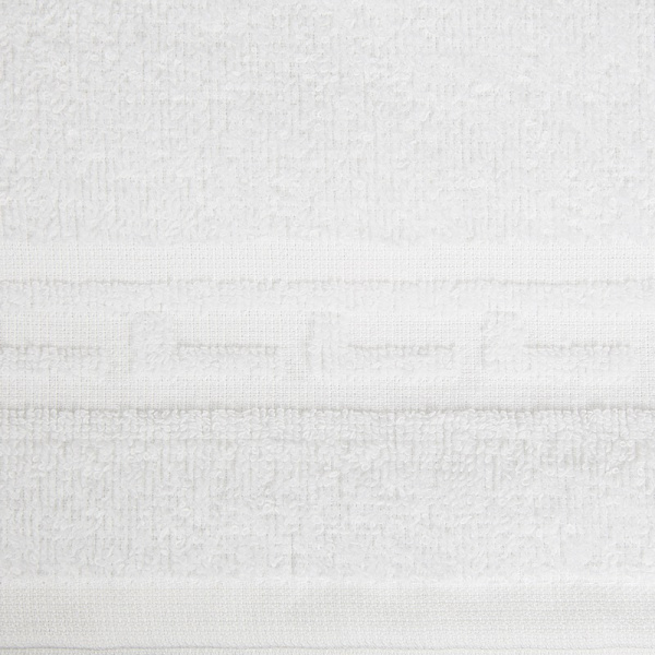 Полотенце махровое Luscan 30х30 см 380 г/кв.м белое 10 штук в упаковке