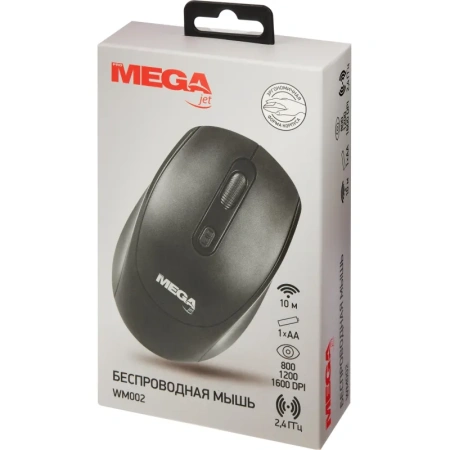 Мышь беспроводная ProMega jet WM002 чёрная