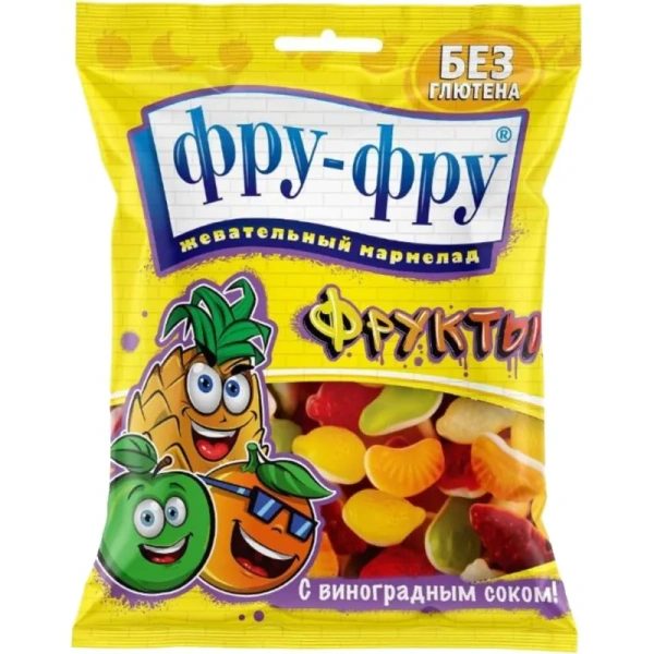 Мармелад Фру-Фру Фрукты 80 г (12 штук в упаковке)