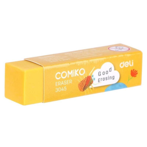 Ластик Deli E3045 Color ПВХ прямоугольный 60x15x15 мм